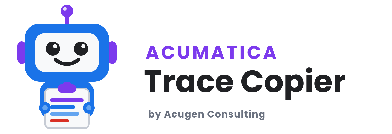 Acumatica Trace Copier